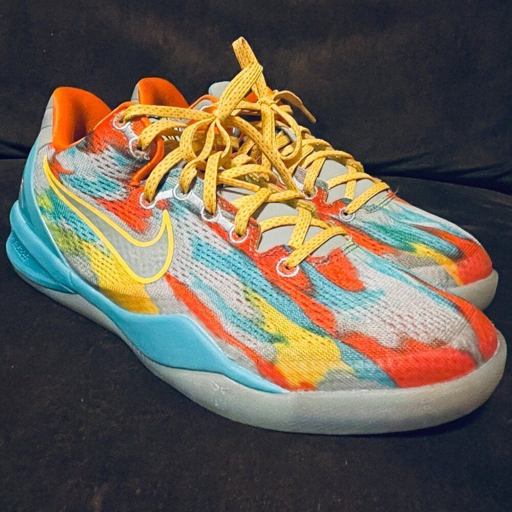 Nike Kobe 8 Protro Venice Beach GS Basketball HF7319-001 Size 5Y 37.5 EUR 4.5 UK